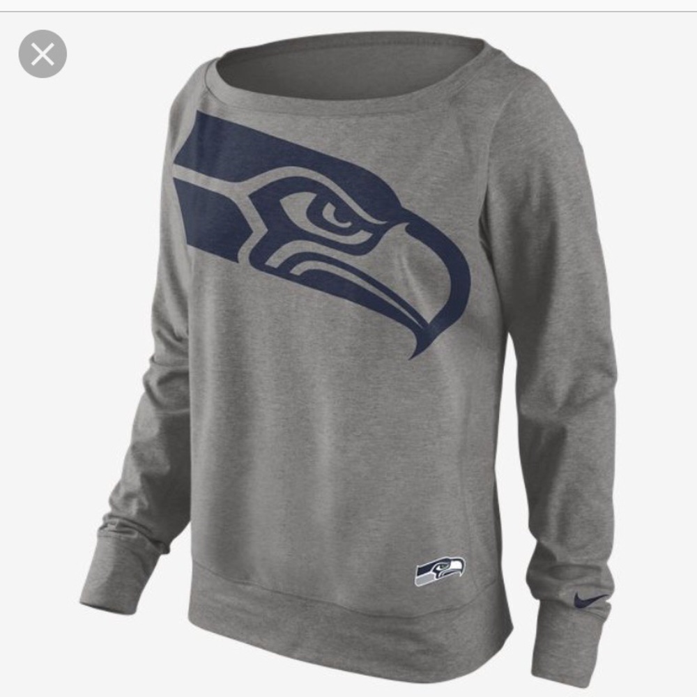 🏈 NWOT Seahawks Wildcard Sweatshirt Top - Women